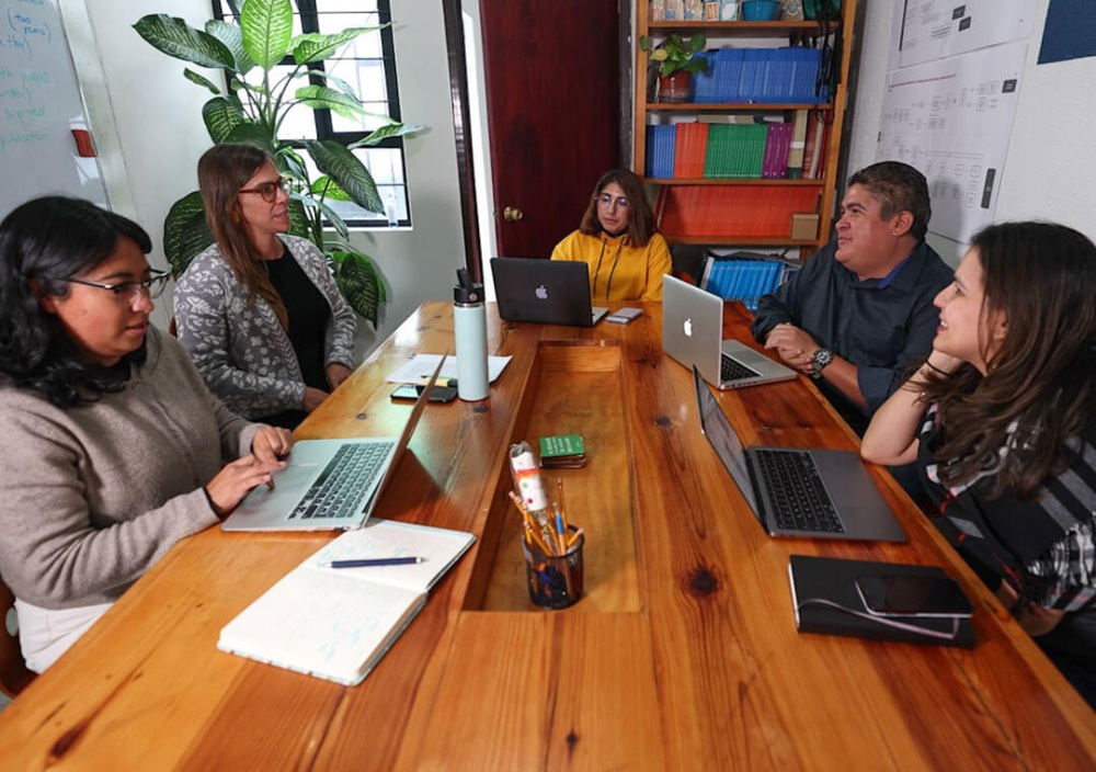 ODI Team in their office in Mexico City.