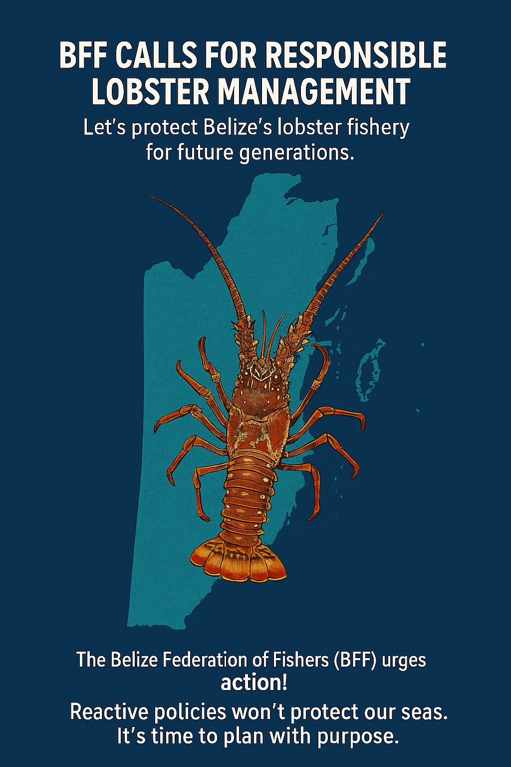 One of the campaigns led by Belize Federation Of Fishers